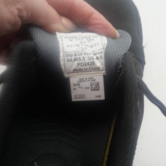 PUMA Safety Men's 8.5 Airtwist Low Composite Toe Work Shoes Black Worn Once! - Picture 7 of 8